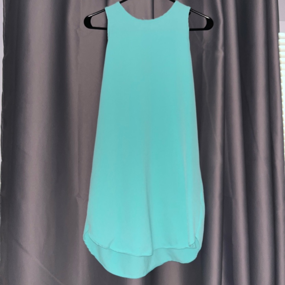Blue dress